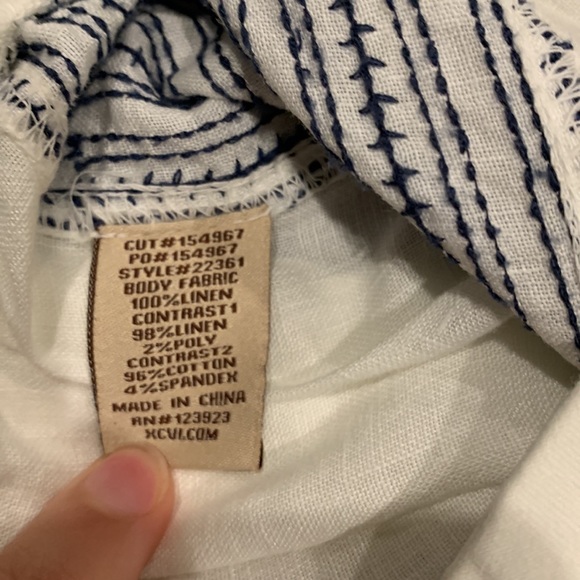 XCVI Wide Leg Linen Pants - Picture 3 of 5